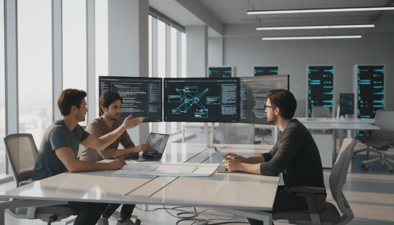 Team MCOMPANY durante progetto