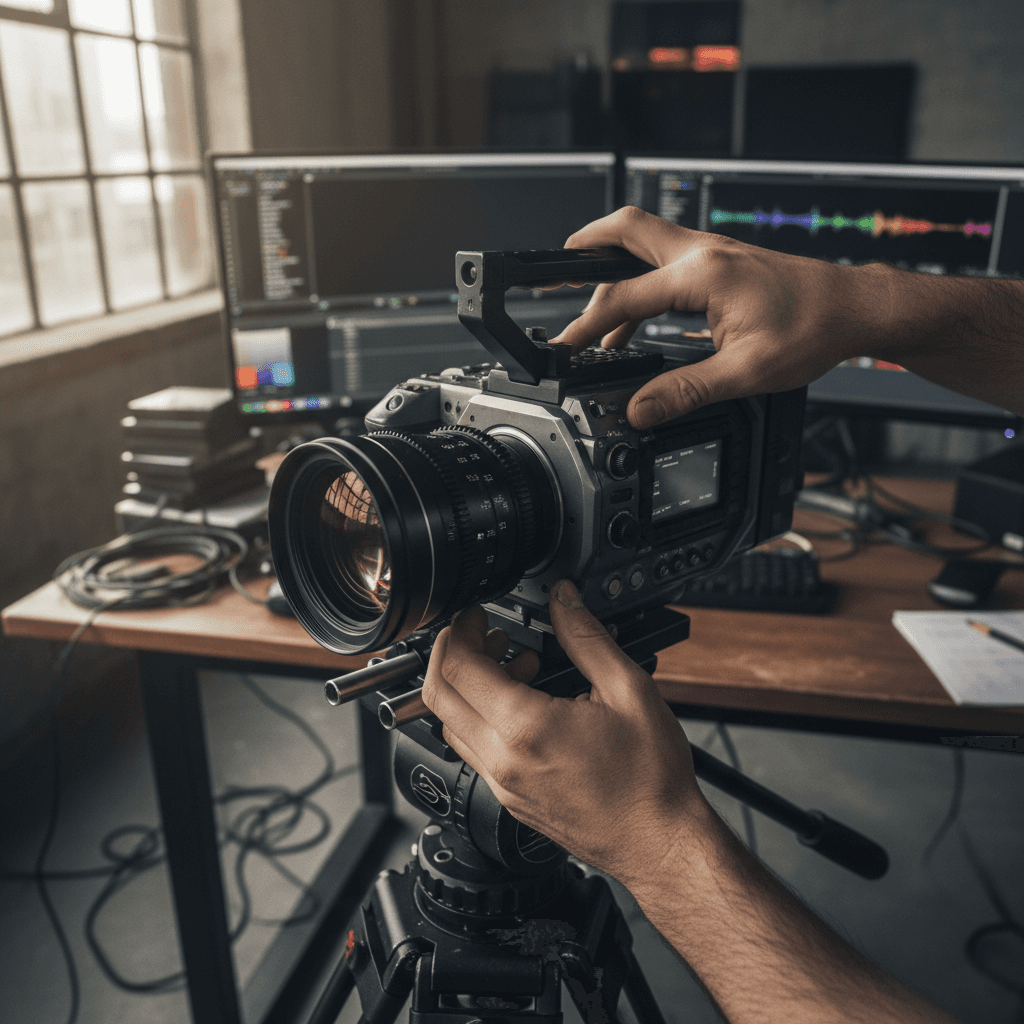 Equipaggiamento per produzione video professionale
